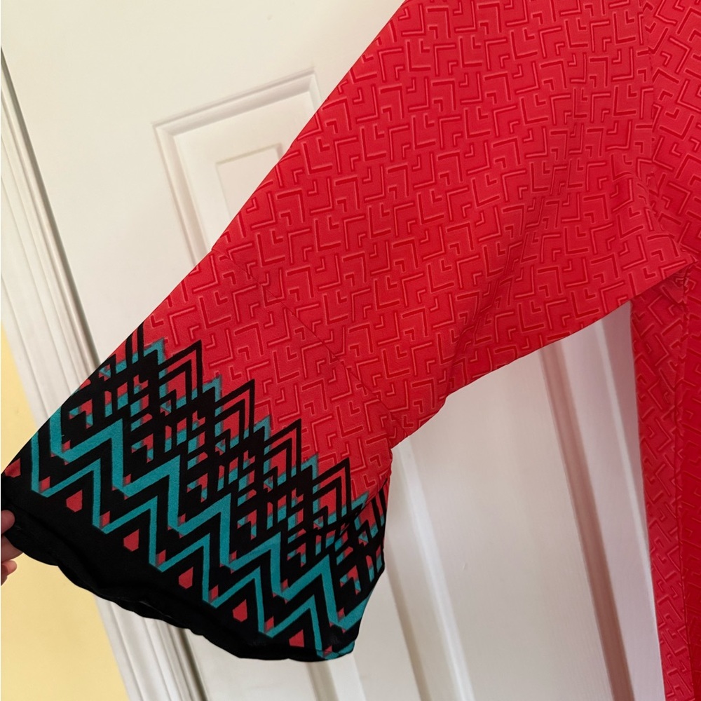 5th & Love Red and Black Boxy Tunic/Dress - Picture 6 of 6